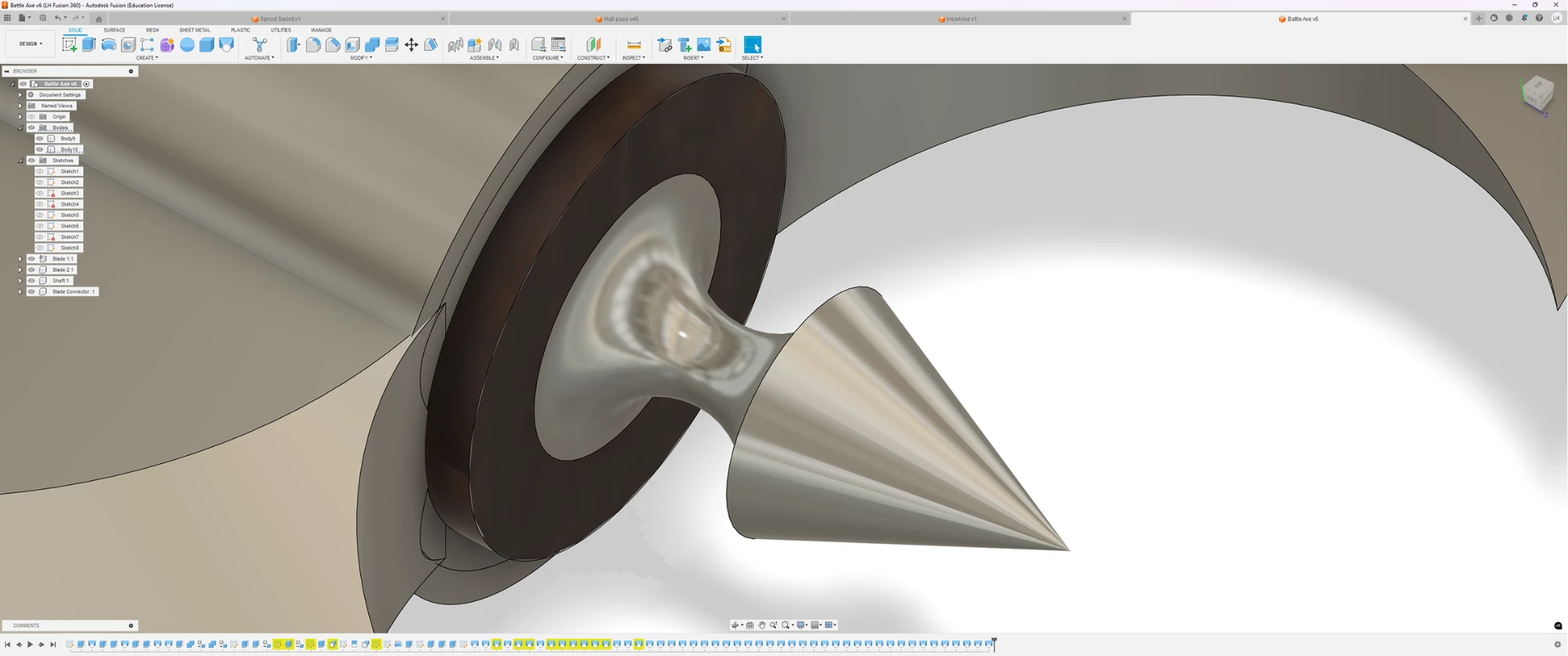 3D Giant Axe: Frame 21