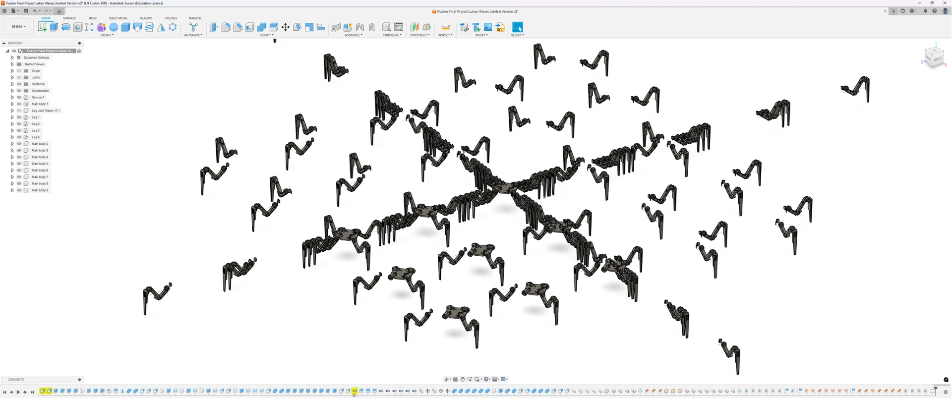 Quadruped Robot: Frame 44
