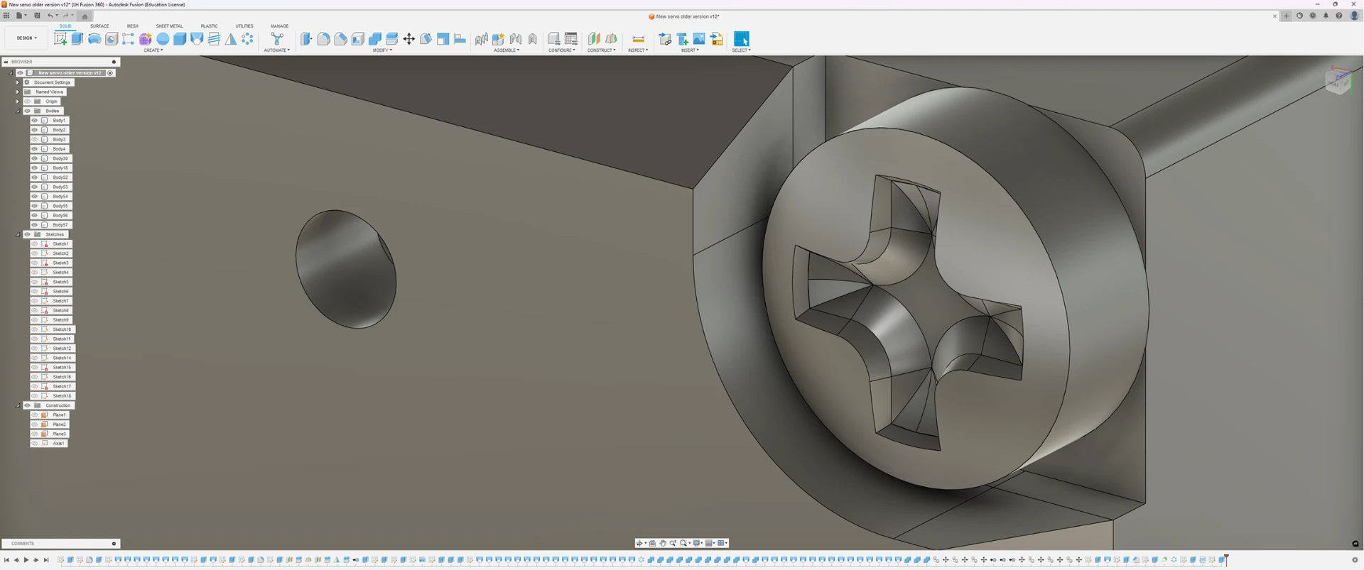 Quadruped Robot: Frame 13