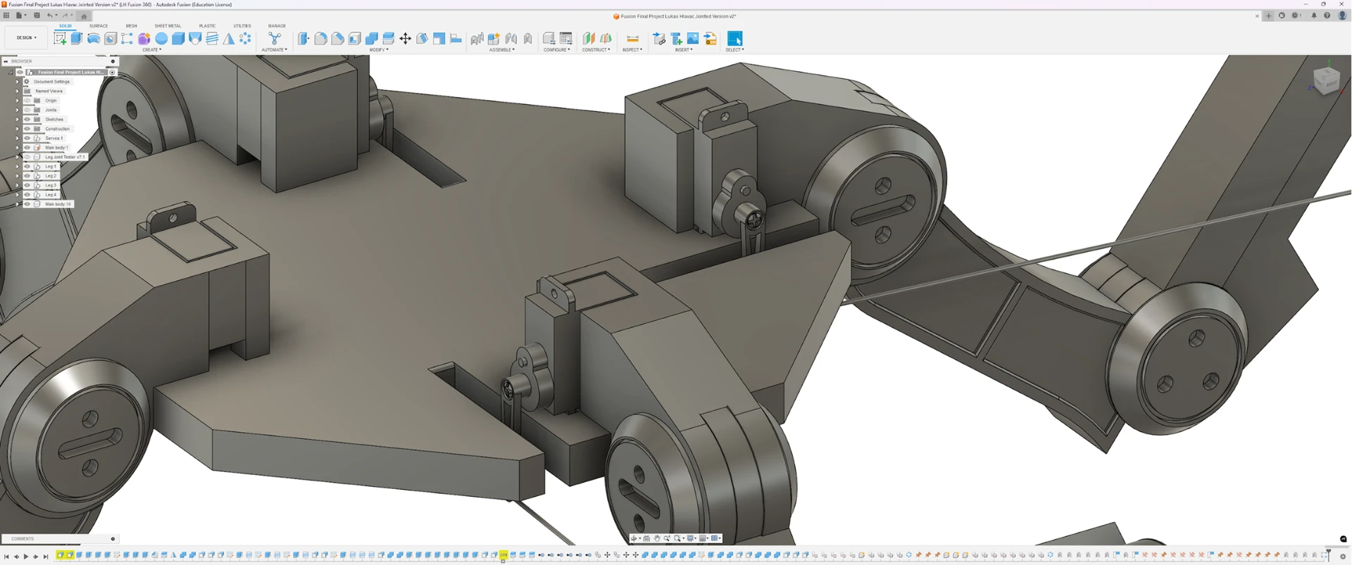 Quadruped Robot: Frame 11