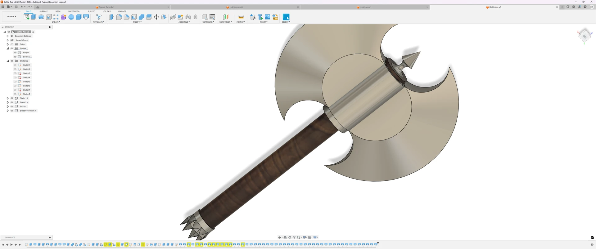 3D Giant Axe: Frame 20