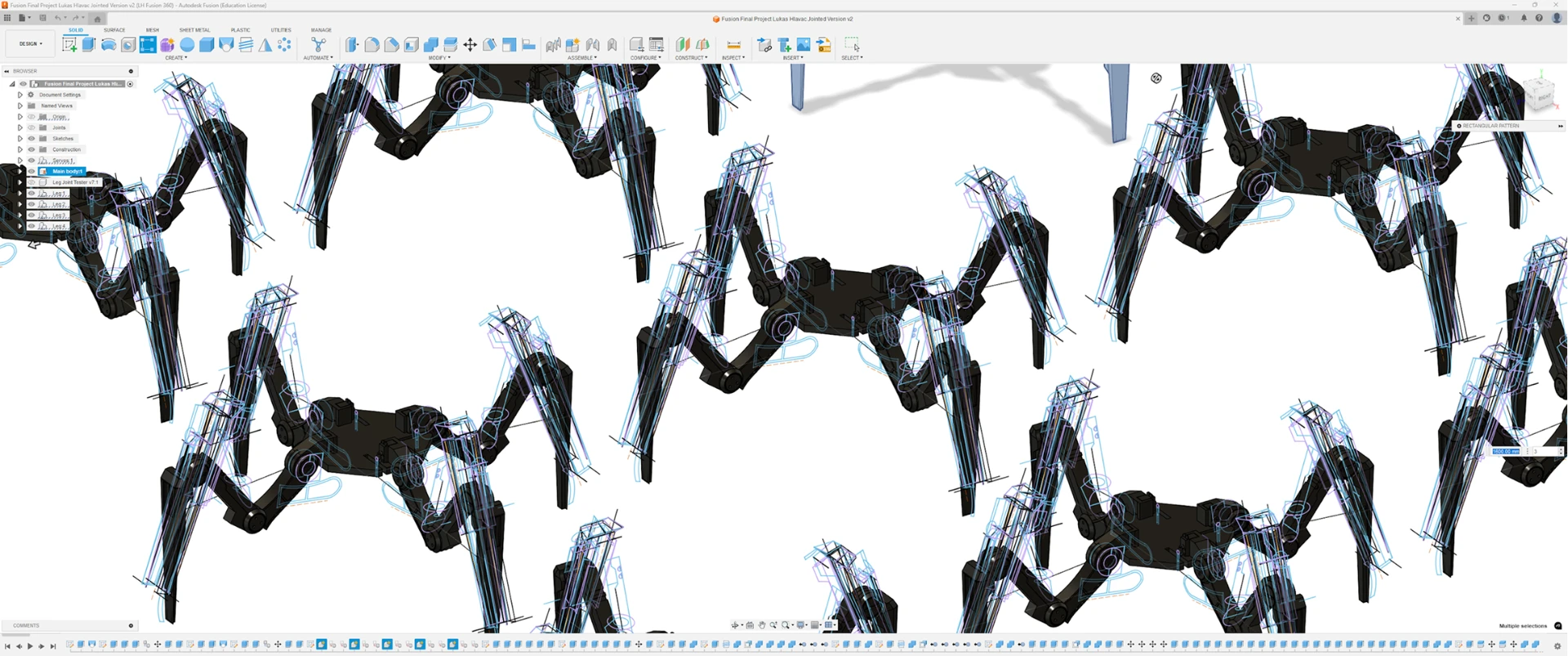 Quadruped Robot: Frame 14
