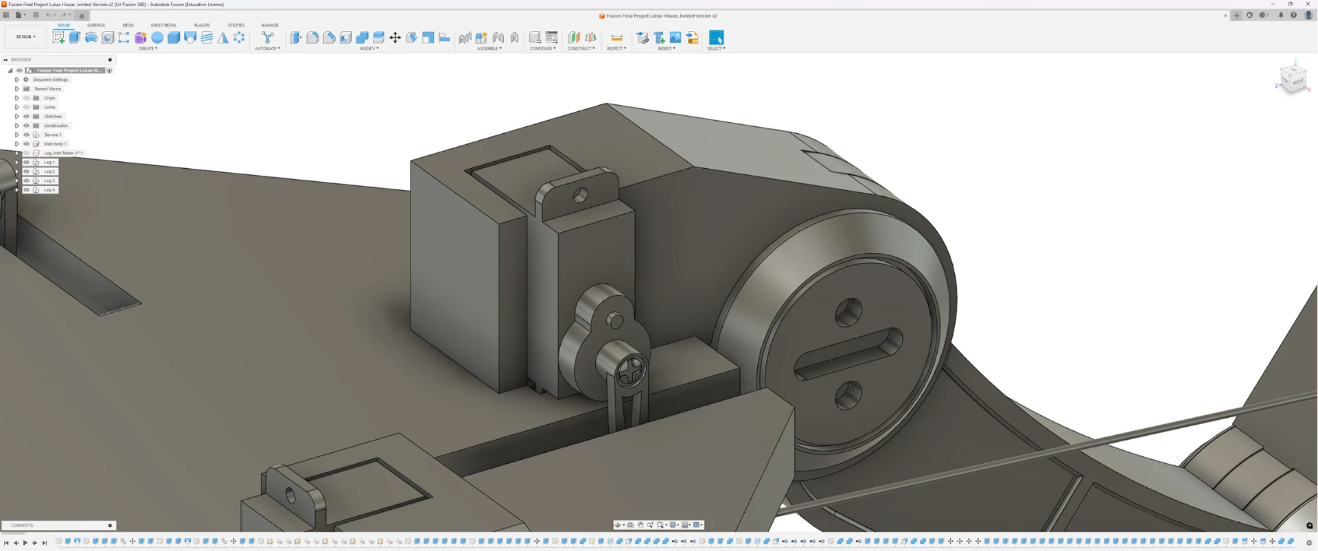 Quadruped Robot: Frame 12